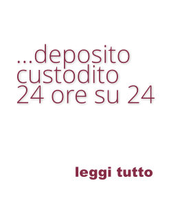 leggi tutto  …deposito  custodito  24 ore su 24